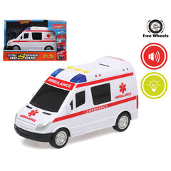 Veoauto City Rescue Ambulance, heli ja valguse funktsiooniga цена и информация | Игрушки для мальчиков | kaup24.ee