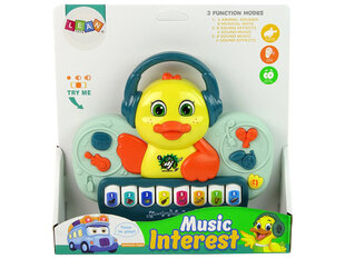 Lean toys Interaktiivne Piano Duck DJ Heli Muusikariistad Meloodiad цена и информация | Игрушки для малышей | kaup24.ee