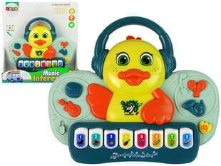 Lean toys Interaktiivne Piano Duck DJ Heli Muusikariistad Meloodiad hind ja info | Imikute mänguasjad | kaup24.ee