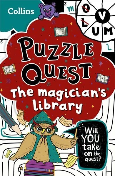 Magician's Library: Solve More Than 100 Puzzles in This Adventure Story for Kids Aged 7plus цена и информация | Noortekirjandus | kaup24.ee