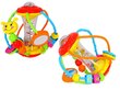 Lean toys Värviline pall-kõristi koos helmeste spiraaliga hind ja info | Imikute mänguasjad | kaup24.ee