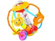 Lean toys Värviline pall-kõristi koos helmeste spiraaliga hind ja info | Imikute mänguasjad | kaup24.ee