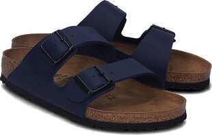 Naiste plätud Birkenstock, sinine цена и информация | Шлепанцы, тапочки для женщин | kaup24.ee