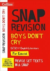 Boys Don't Cry Edexcel GCSE 9-1 English Literature Text Guide: Ideal for Home Learning, 2022 and 2023 Exams цена и информация | Книги для подростков и молодежи | kaup24.ee