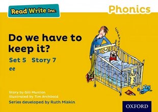 Read Write Inc. Phonics: Yellow Set 5 Storybook 7 Do We Have to Keep it? цена и информация | Книги для подростков и молодежи | kaup24.ee