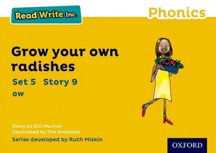 Read Write Inc. Phonics: Yellow Set 5 Storybook 9 Grow Your Own Radishes hind ja info | Noortekirjandus | kaup24.ee