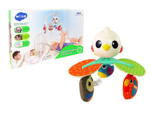 Детская карусель для кроватки, коляски, разноцветные птицы, мелодия цена и информация | Игрушки для малышей | kaup24.ee