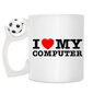 Tass I Love my Computer цена и информация | Originaalsed tassid | kaup24.ee