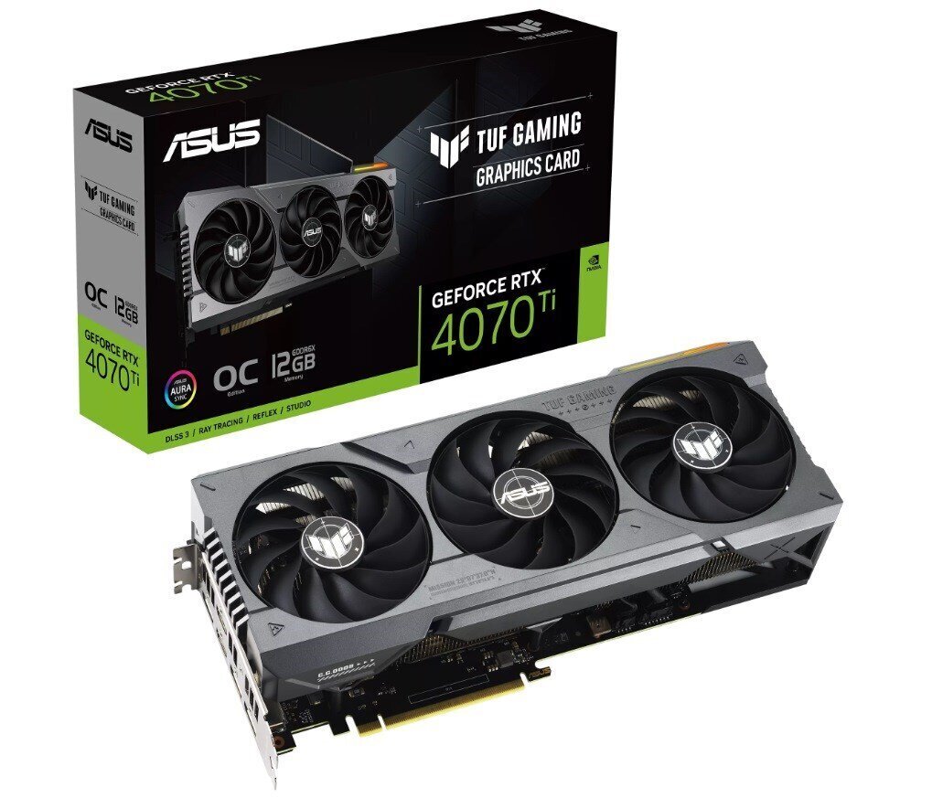 Asus TUF Gaming GeForce RTX 4070 Ti 12GB GDDR6X OC Edition hind ja info | Videokaardid (GPU) | kaup24.ee