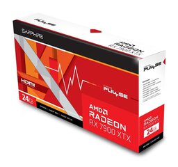 Sapphire PULSE AMD Radeon RX 7900 XTX (11322-02-20G) цена и информация | Видеокарты | kaup24.ee