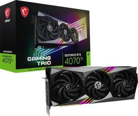MSI GeForce RTX 4070 Ti Gaming Trio 12GB GDDR6X hind ja info | Videokaardid (GPU) | kaup24.ee