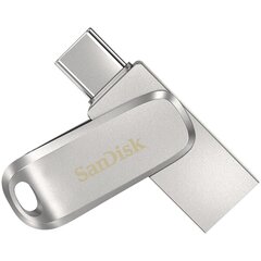 SanDisk Ultra Dual Drive Luxe, 32GB, USB Type-C hind ja info | Mälupulgad | kaup24.ee