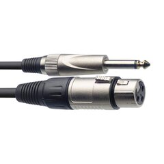 Stagg SMC1XP, XLR/Aux 6.3 мм, 1 м цена и информация | Кабели и провода | kaup24.ee