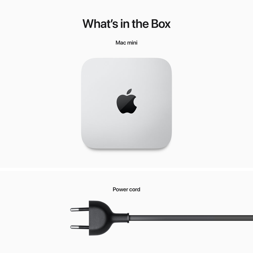 Mac mini: Apple M2 chip with 8‑core CPU and 10‑core GPU, 256GB SSD MMFJ3ZE/A hind ja info | Lauaarvutid | kaup24.ee