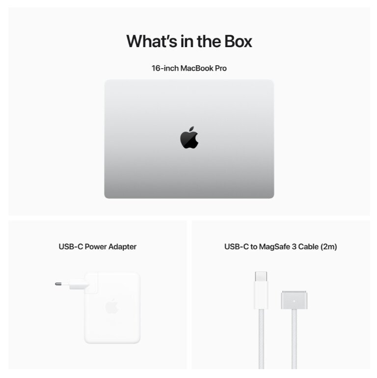 16-inch MacBook Pro: Apple M2 Pro chip with 12‑core CPU and 19‑core GPU, 1TB SSD - Silver MNWD3RU/A hind ja info | Sülearvutid | kaup24.ee