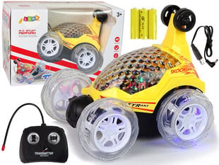 Lean toys Желтый автомобиль с дистанционным управлением цена и информация | Игрушки для мальчиков | kaup24.ee