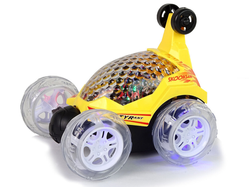 Lean toys Kollane puldiga auto цена и информация | Poiste mänguasjad | kaup24.ee