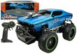 Kaugjuhtimispuldiga auto R/C Blue High Wheels, sinine hind ja info | Poiste mänguasjad | kaup24.ee