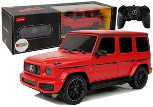 Lean toys Автомобиль Mercedes AMG G63 Remote Controlled R/C 1:24 Красный 2.4 G цена и информация | Развивающий мелкую моторику - кинетический песок KeyCraft NV215 (80 г) детям от 3+ лет, бежевый | kaup24.ee