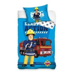 Voodipesukomplekt Fireman Sam 100x135cm, 2-osaline hind ja info | Beebide ja laste voodipesu | kaup24.ee