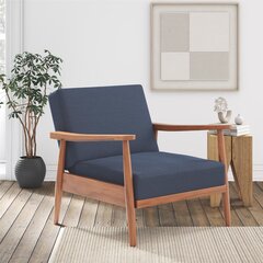 Кресло Mid Century, синий цвет цена и информация | Кресла в гостиную | kaup24.ee