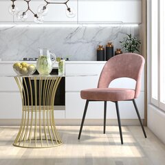 Обеденный стул CosmoLiving by Cosmopolitan Alexi, розовый цвет цена и информация | Стулья для кухни и столовой | kaup24.ee