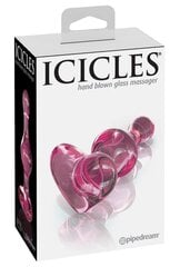 Anaaltapp Icicles No. 75, roosa, klaas hind ja info | Anaallelud | kaup24.ee