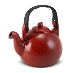 Керамический чайник «Колониал» в стиле ретро,объем 1700 мл, цвет красный цена и информация | Чайники, кофейники | kaup24.ee