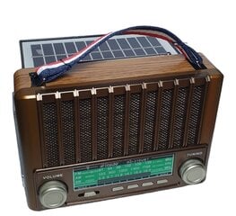 Радиоприемник с солнечной батареей цена и информация | Радиоприемники и будильники | kaup24.ee
