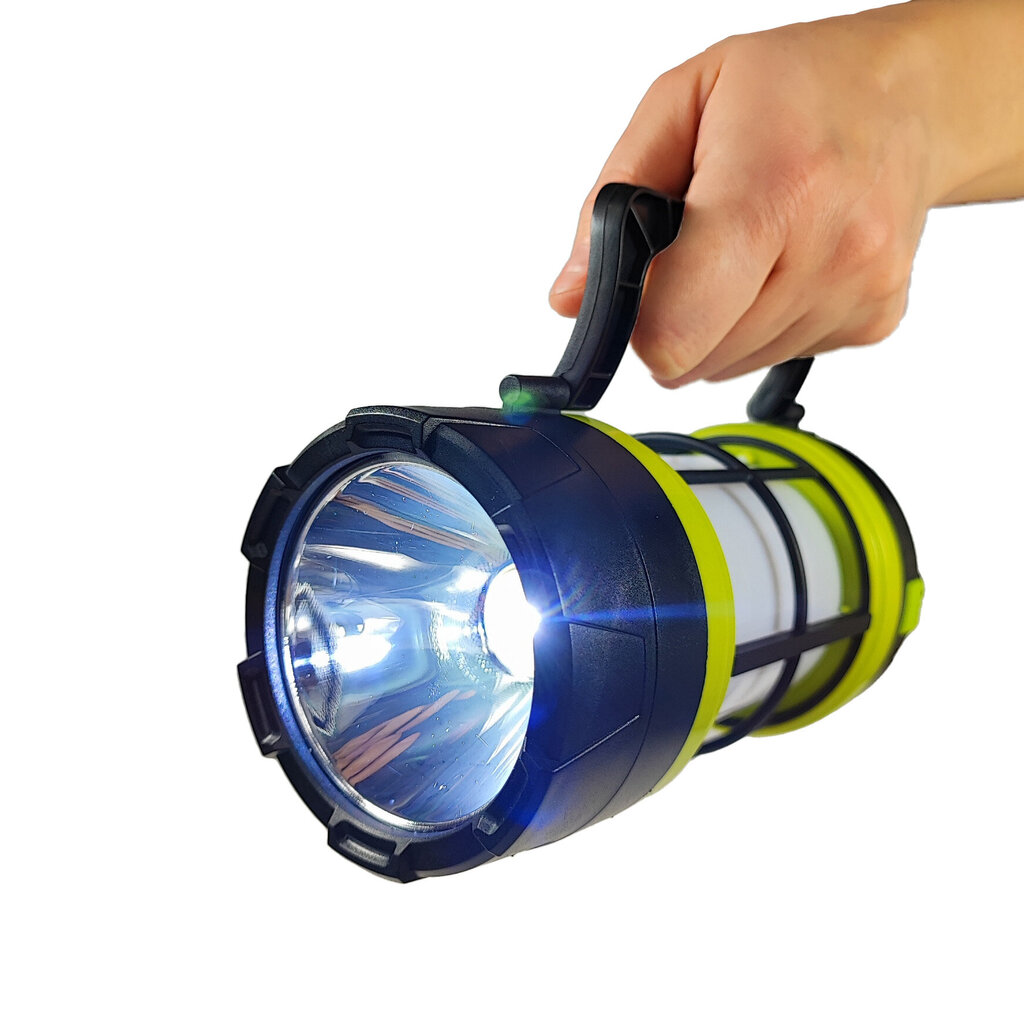 Lamp Torch Powerbank 3in1, Tourist Solar Camping, USB цена и информация | Valgustid ja lambid | kaup24.ee