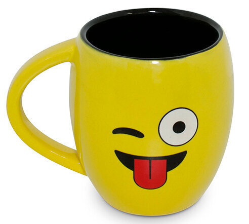 Keraamiline kruus naeratusega "Huumor" tee, kohvi ja muude jookide jaoks, maht 300 ml hind ja info | Klaasid, tassid ja kannud | kaup24.ee