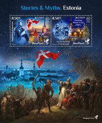 Postmargid Beepost Estonia, EUROPA Myths & Legends Tallinn hind ja info | Postmargid | kaup24.ee