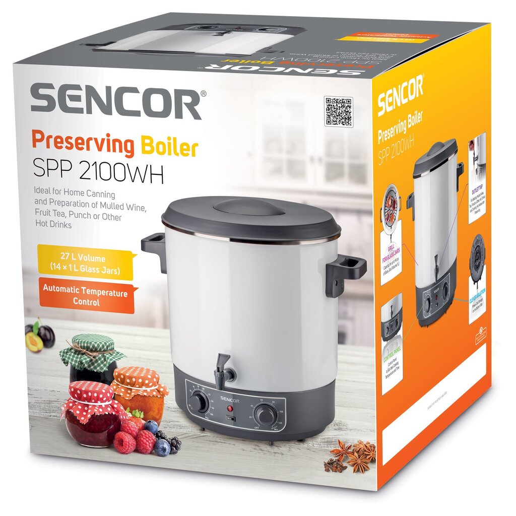 Sencor SCP 2100 WH hind ja info | Aurutajad, multikeetjad | kaup24.ee