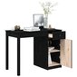 vidaXL kirjutuslaud, must, 100 x 50 x 75 cm, männipuit hind ja info | Arvutilauad, kirjutuslauad | kaup24.ee
