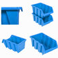 10 hoiukasti 12x19,5x9 cm sinine hind ja info | Tööriistakastid, tööriistahoidjad | kaup24.ee