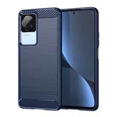 Carbon Case для Xiaomi Poco F4 5G, синий цена и информация | Чехлы для телефонов | kaup24.ee