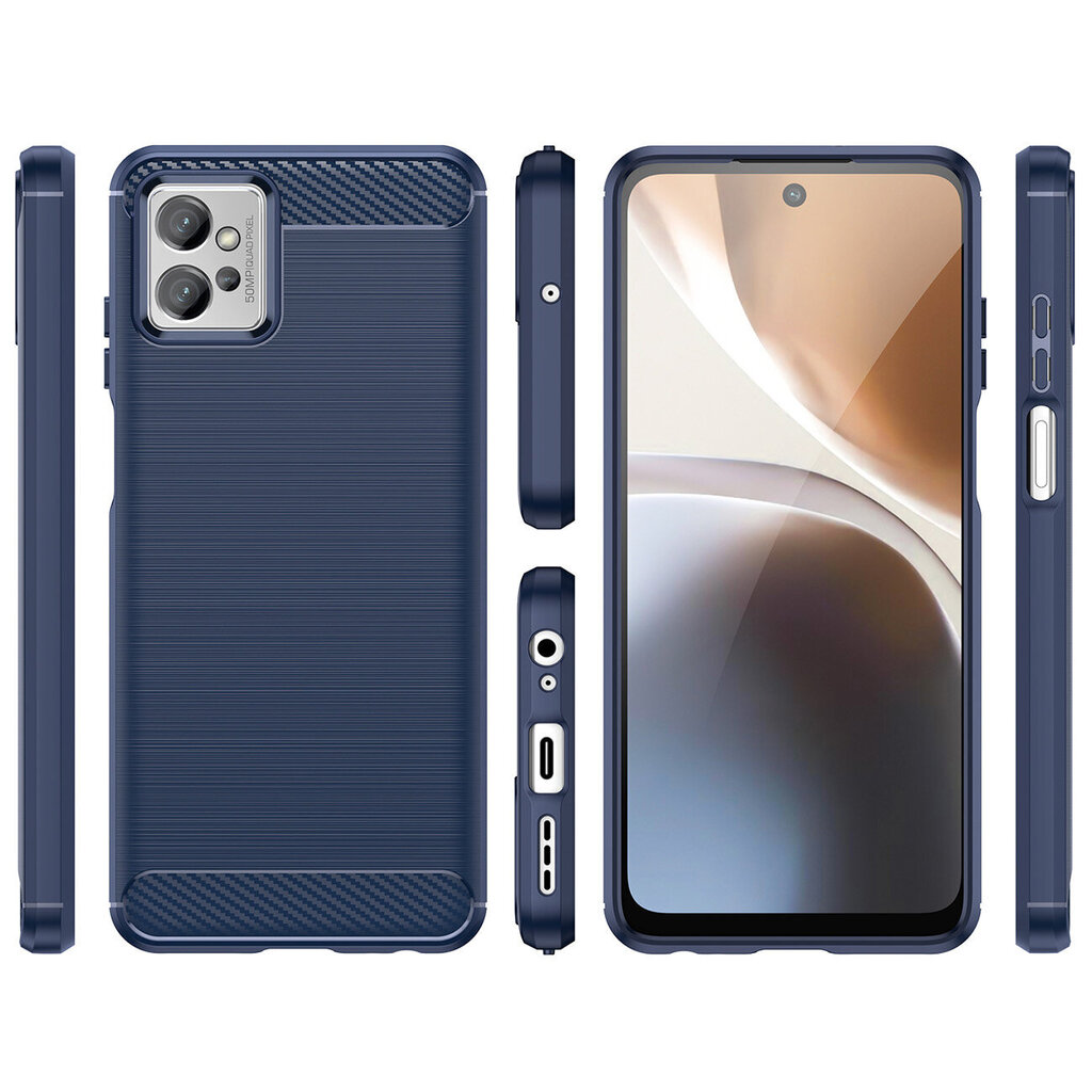 Carbon Case, Xiaomi Poco F4 5G, sinine hind ja info | Telefoni kaaned, ümbrised | kaup24.ee