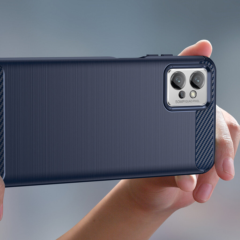 Carbon Case, Xiaomi Redmi Note 11E /Redmi 10 5G / Redmi 10 Prime+ 5G / Poco M4 5G, sinine hind ja info | Telefoni kaaned, ümbrised | kaup24.ee