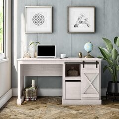 Письменный стол Dorel Home Knox, белый цена и информация | Компьютерные, письменные столы | kaup24.ee