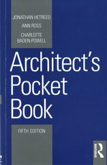 Architect's Pocket Book 5th edition hind ja info | Arhitektuuriraamatud | kaup24.ee