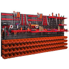 172 x 78 cm XXL süsteemid 88 kastid oranž hind ja info | Tööriistakastid, tööriistahoidjad | kaup24.ee