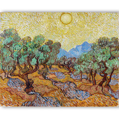 Reproduktsioon „Oliivipuud“ (Vincent Van Gogh), 100x70 cm hind ja info | Seinapildid | kaup24.ee