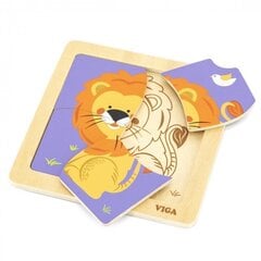 Lihtne pusle puidust Viga Lion (2458) 3160 цена и информация | Игрушки для малышей | kaup24.ee