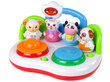 Lean toys Muusikaline DJ-mäng loomade, valguse ja helidega цена и информация | Imikute mänguasjad | kaup24.ee