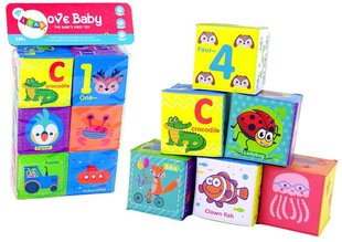 Lean toys Hariduslikud vahtplokid väikelaste piltmõistatuste jaoks hind ja info | Imikute mänguasjad | kaup24.ee