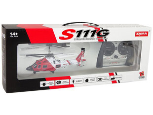 Kaugjuhitav lendav helikopter SYMA S111G R/C hind ja info | Poiste mänguasjad | kaup24.ee