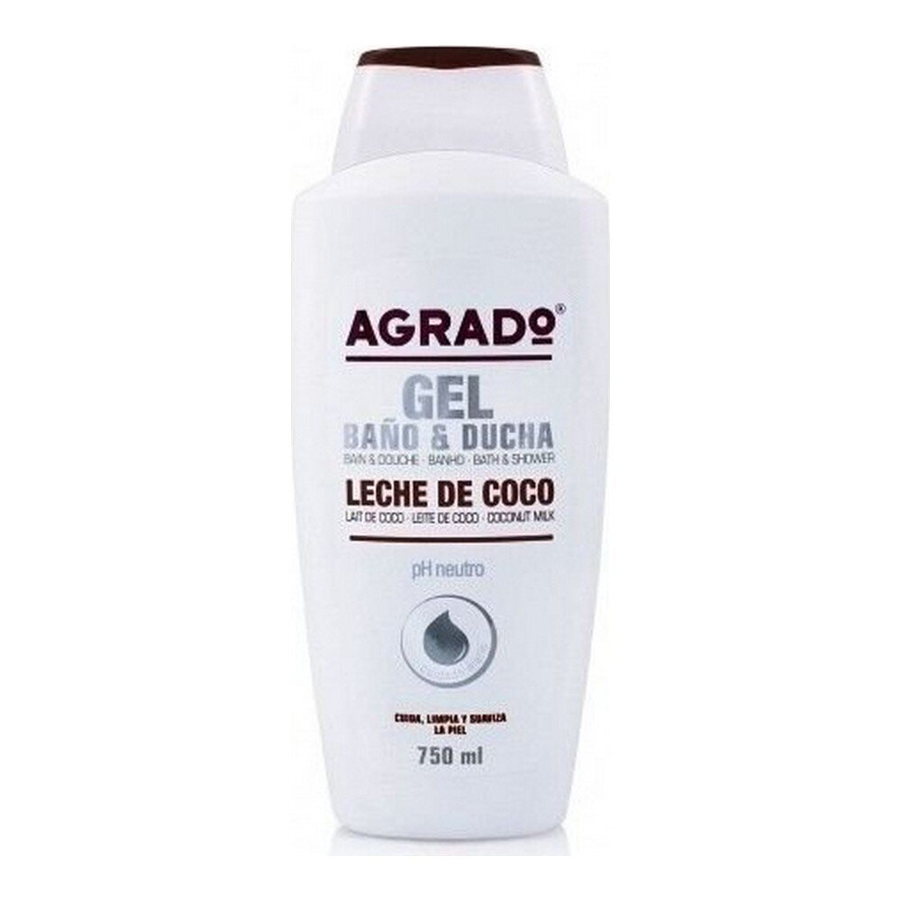 Dušigeel Agrado Leche de Coco, 750 ml цена и информация | Dušigeelid, õlid | kaup24.ee