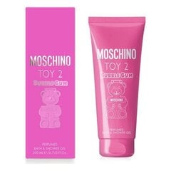 Увлажняющий гель для душа Moschino Toy 2 Bubble Gum, 200 мл цена и информация | Масла, гели для душа | kaup24.ee