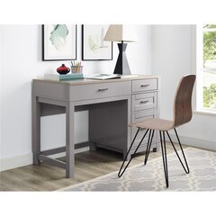 Письменный стол Dorel Home Carver, серый цена и информация | Компьютерные, письменные столы | kaup24.ee