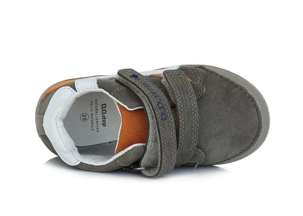 Poiste nahast saapad D.D.Step.S068-396A, Dark Grey hind ja info | Laste saapad | kaup24.ee